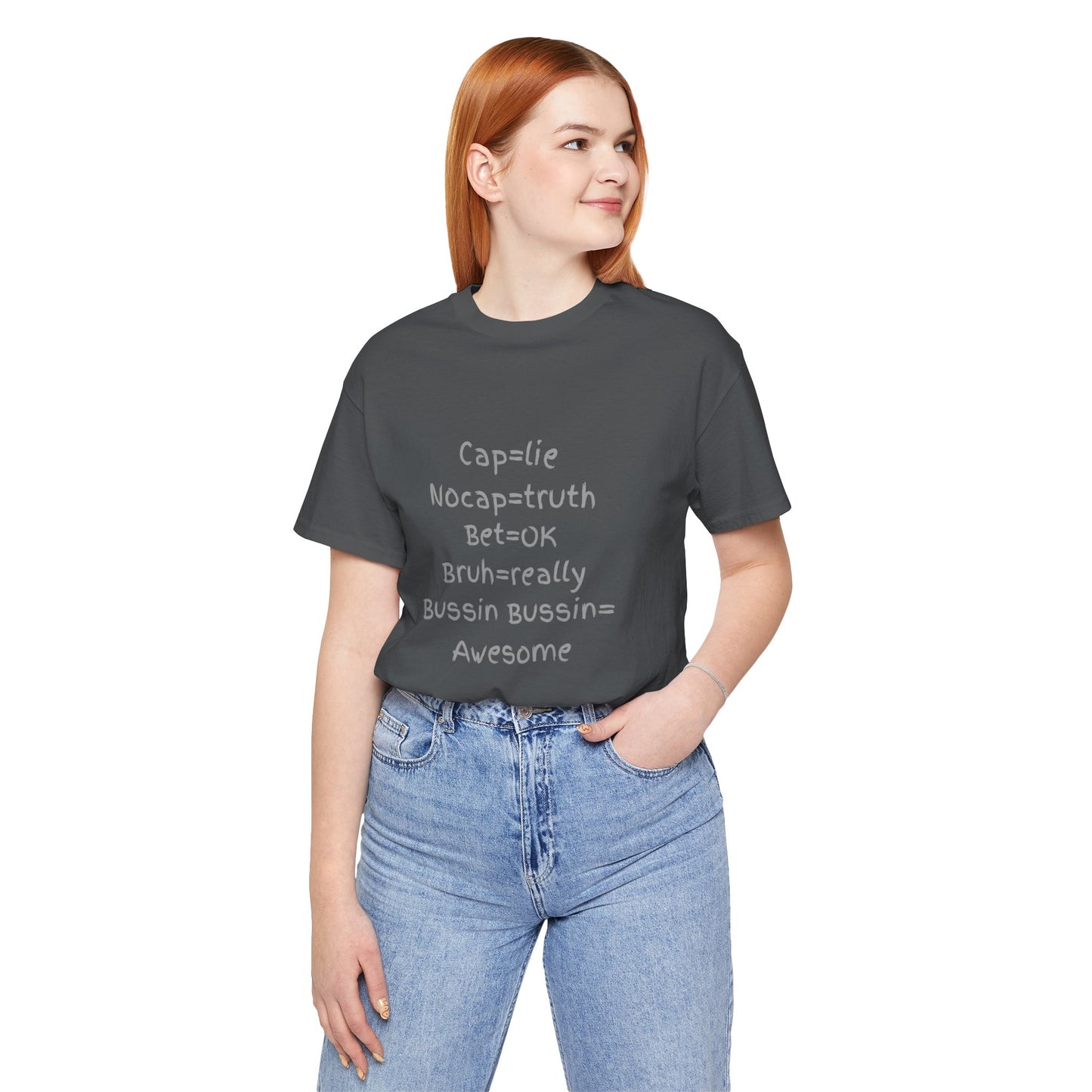 Teen talk Unisex Short Sleeve Tee