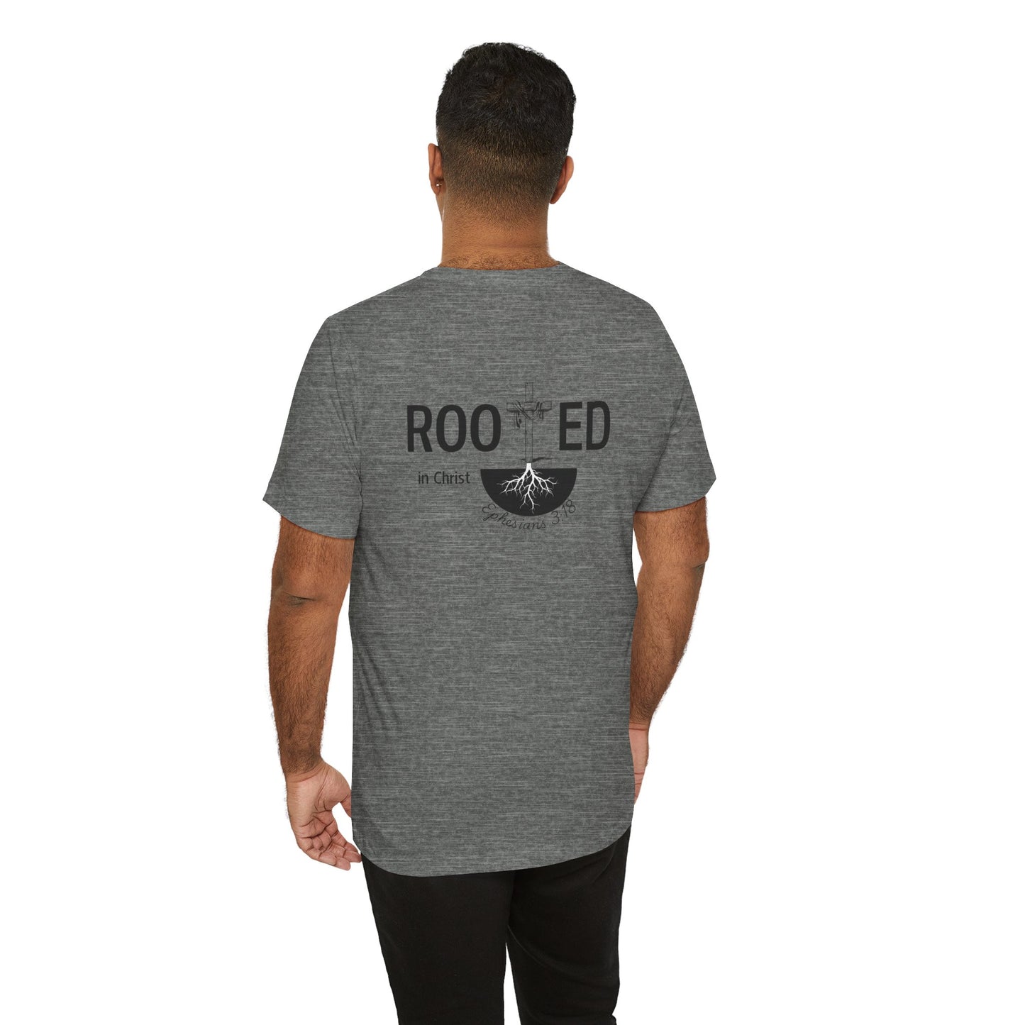 Rooted in Christ Christian - Unisex Jersey Shirt