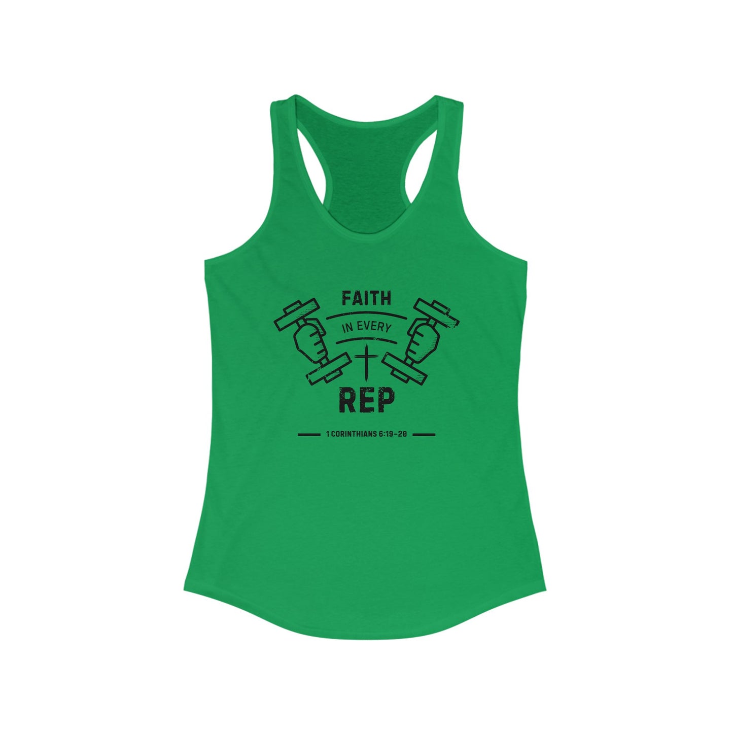 Faith in Every Rep - Racerback Tank Top