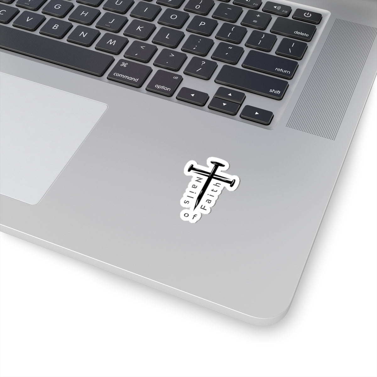 Nails of Faith Logo Kiss-Cut Sticker