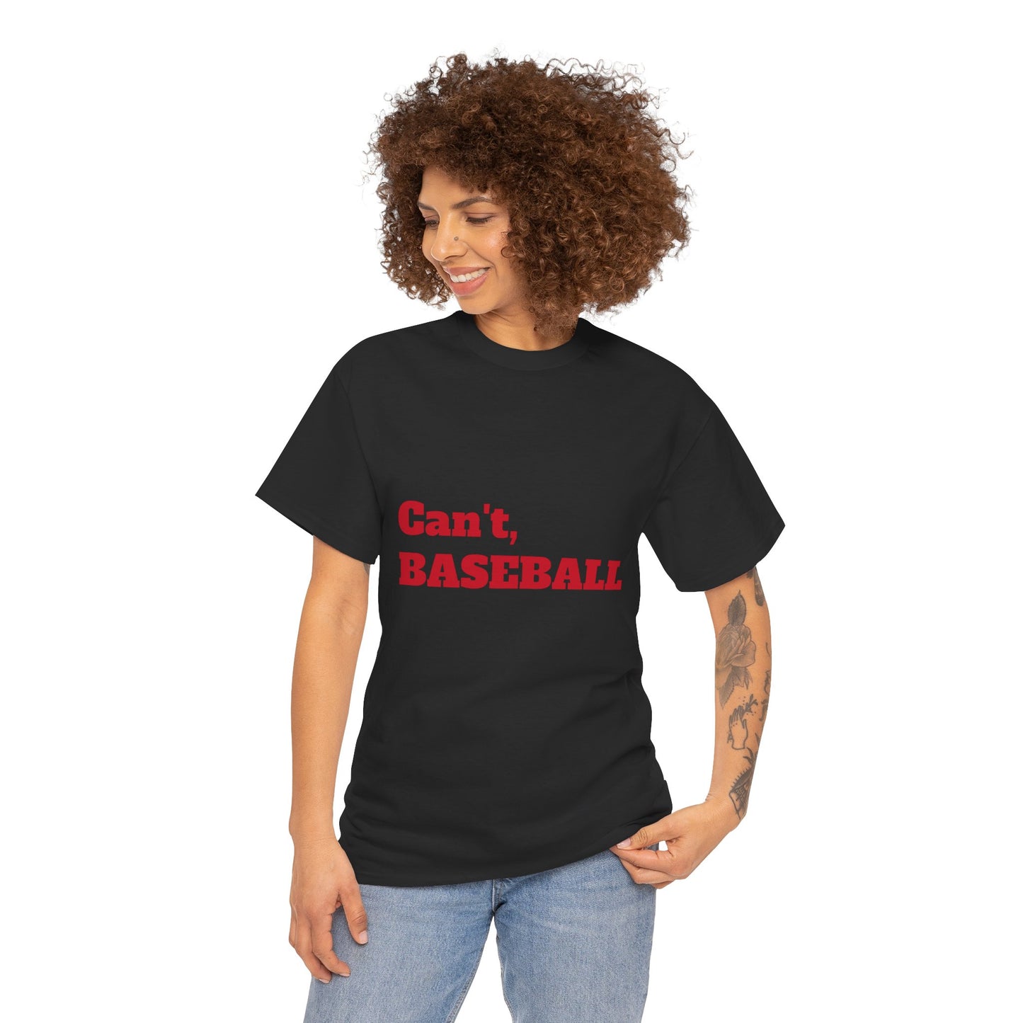 Can't Baseball Unisex Tee