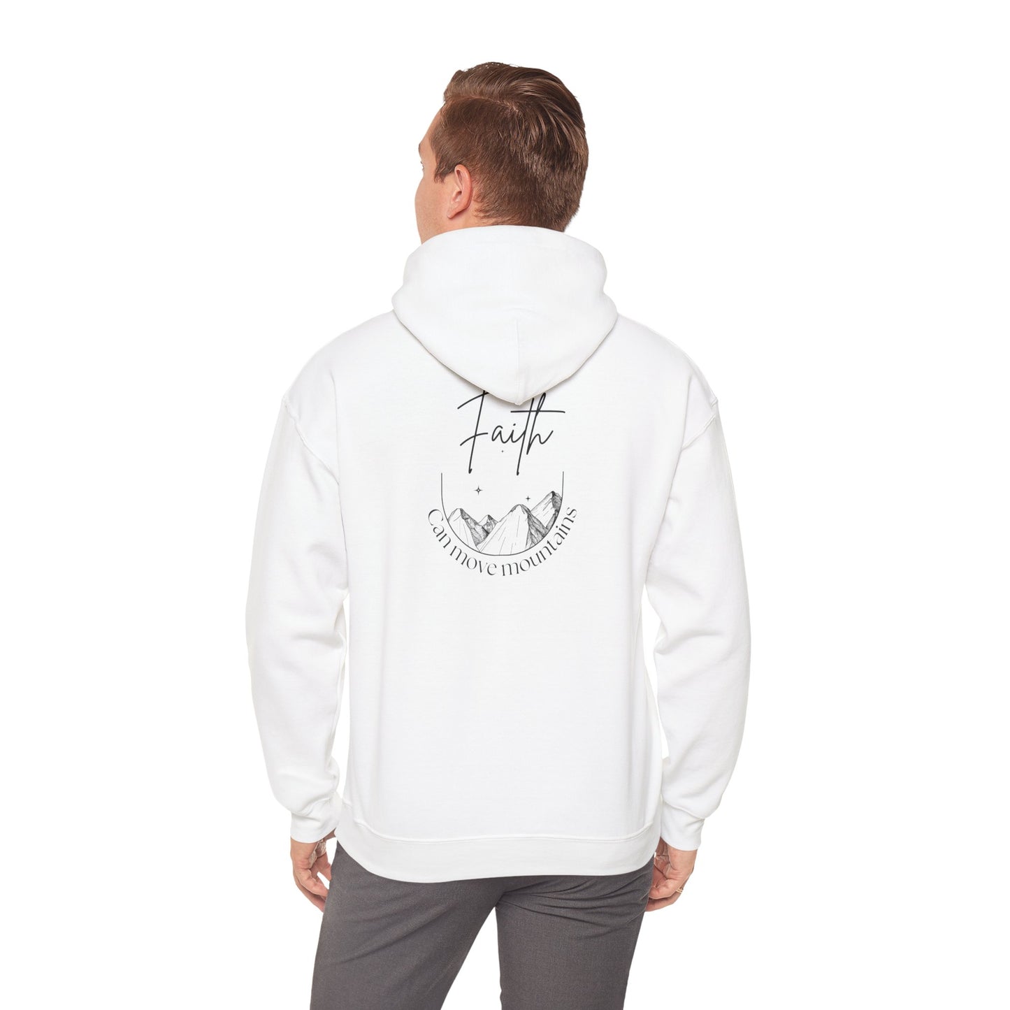 Faith Can Move Mountains Christian Hoodie Sweatshirt