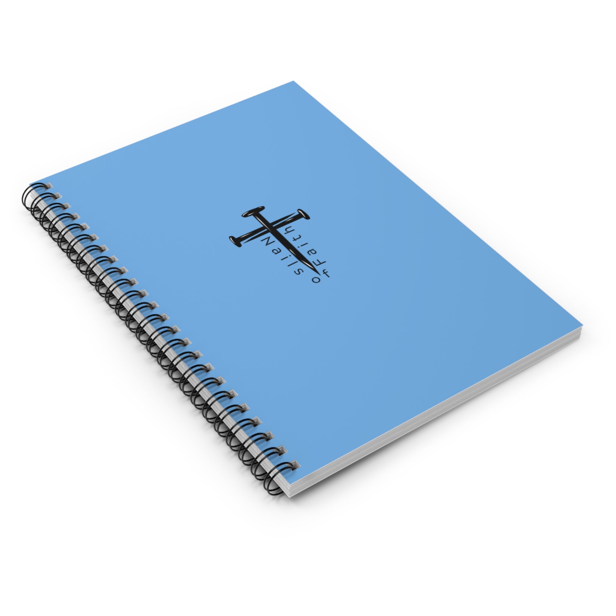Nails of Faith Spiral Notebook - Ruled Line