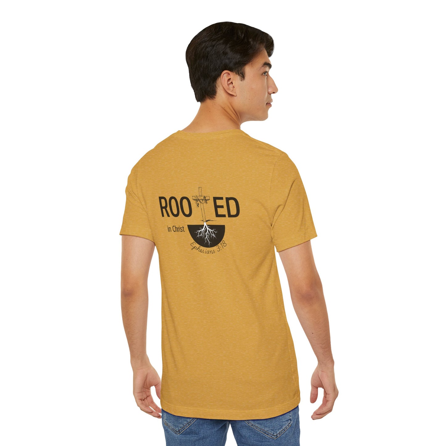 Rooted in Christ Christian - Unisex Jersey Shirt