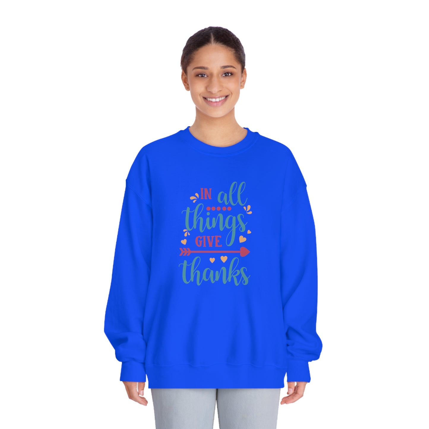 Give thanks Crewneck Sweatshirt