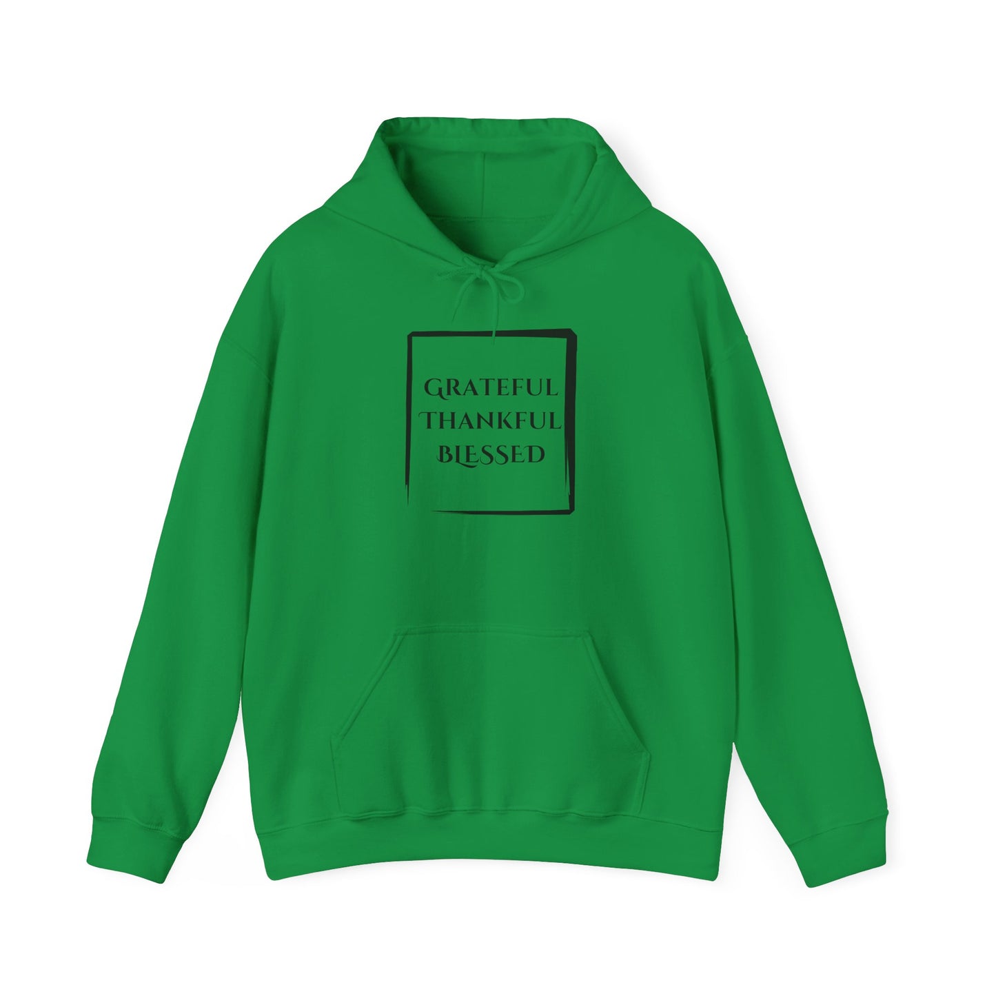 Grateful Thankful Blessed Holiday Season Hooded Sweatshirt