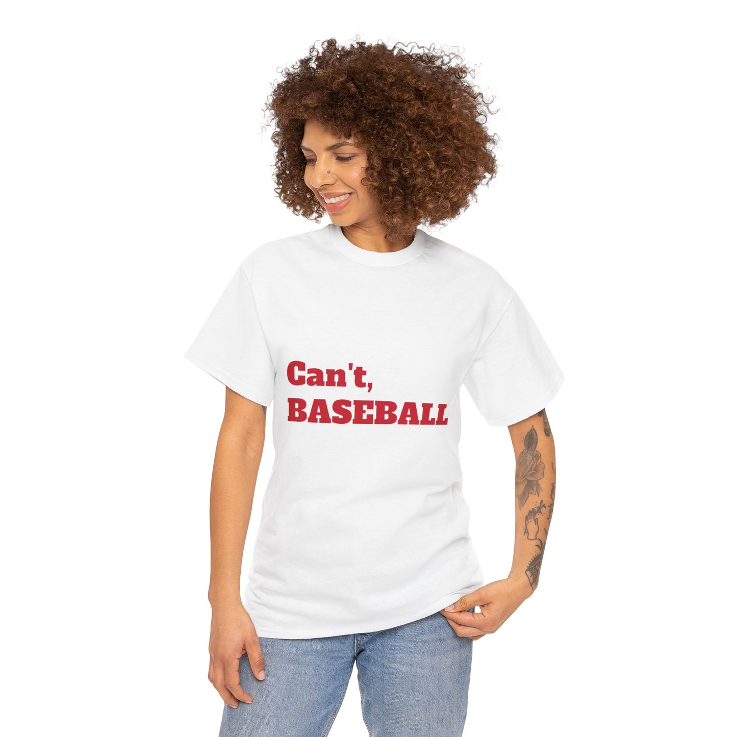 Can't Baseball Unisex Tee