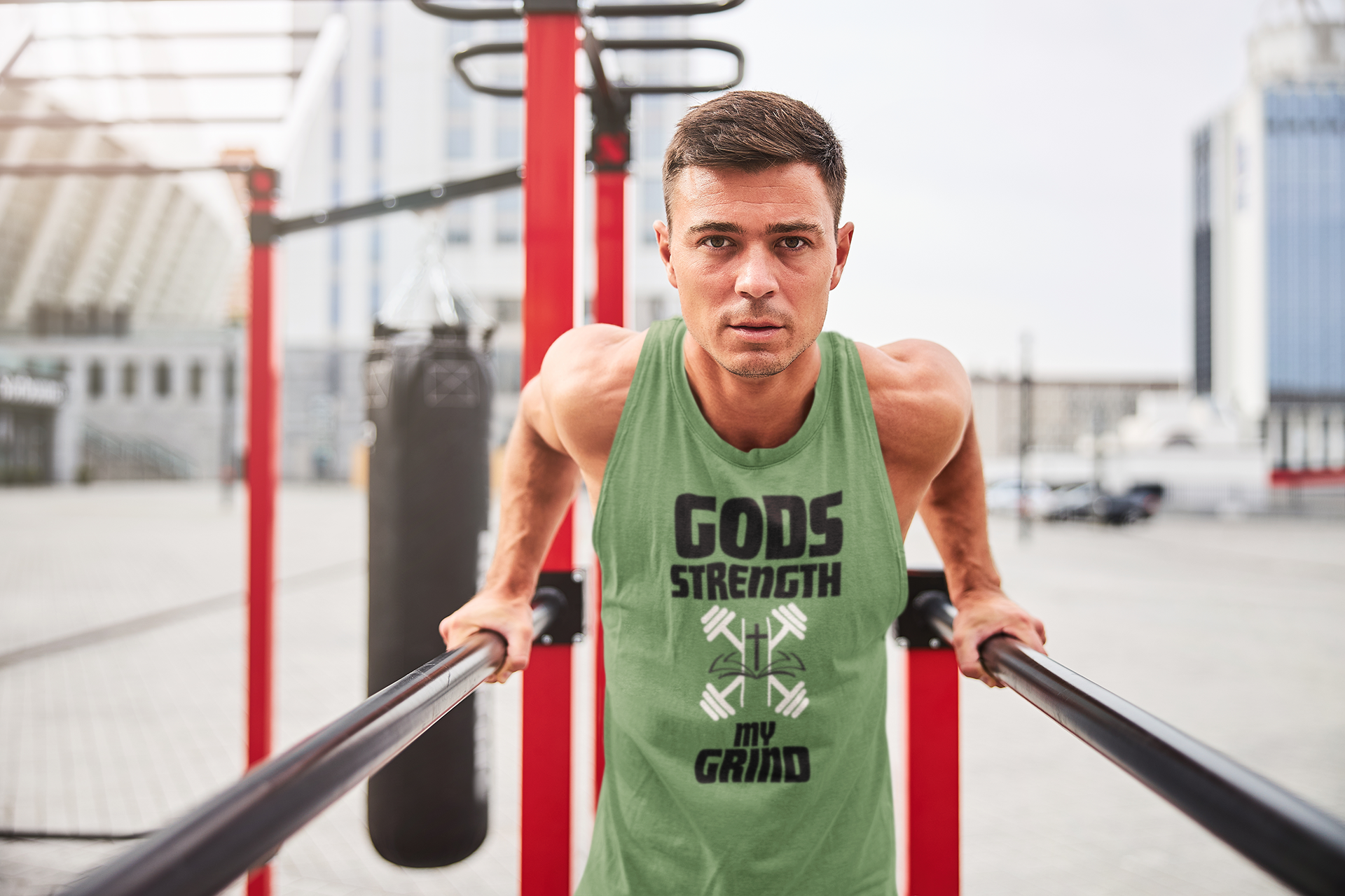 God's strength-My Grind Tank Top