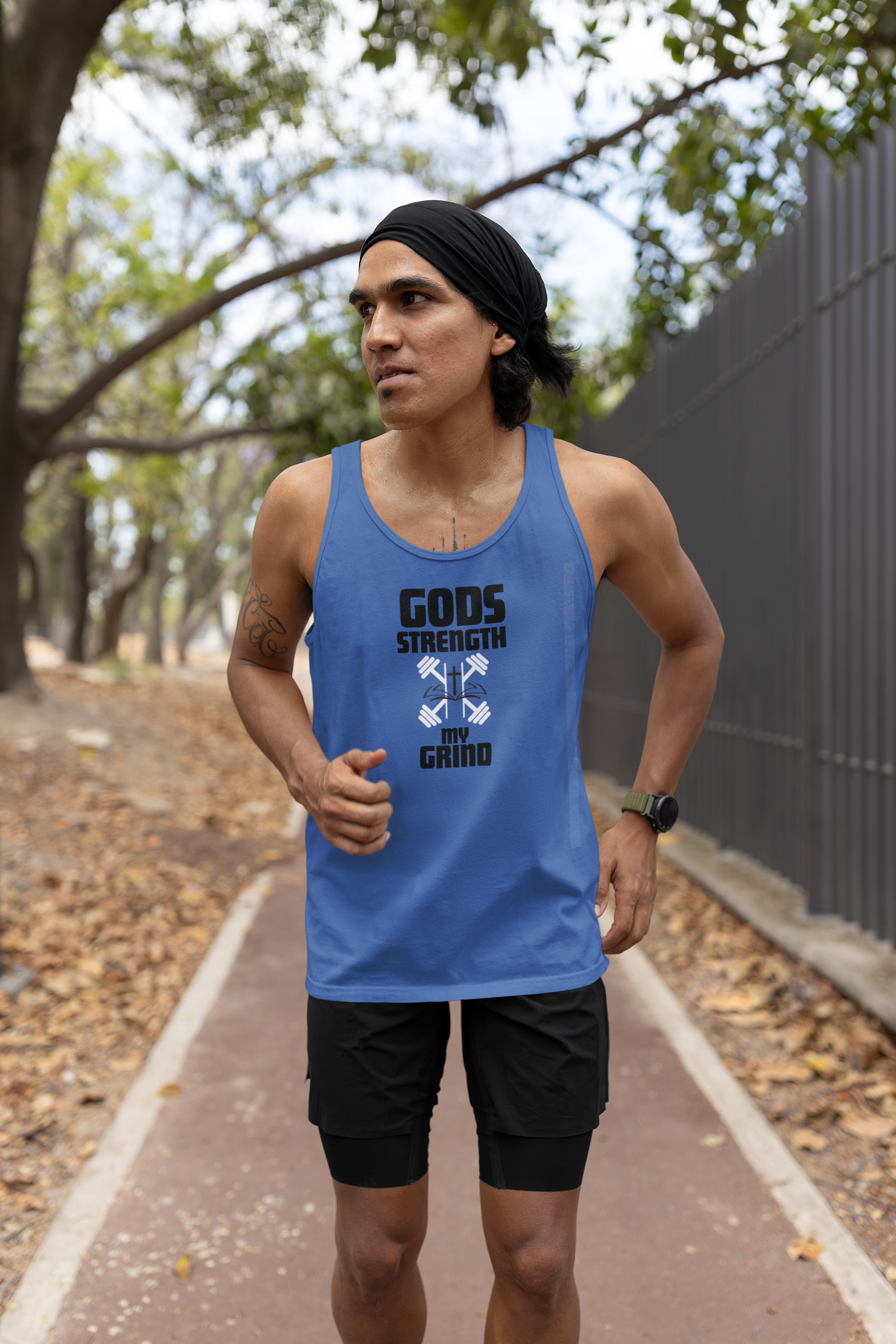 God's strength-My Grind Tank Top