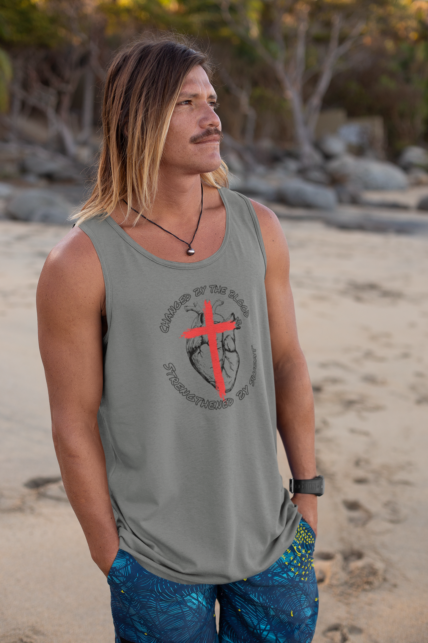 Changed by the Blood Strengthened by Sweat - Tank Top