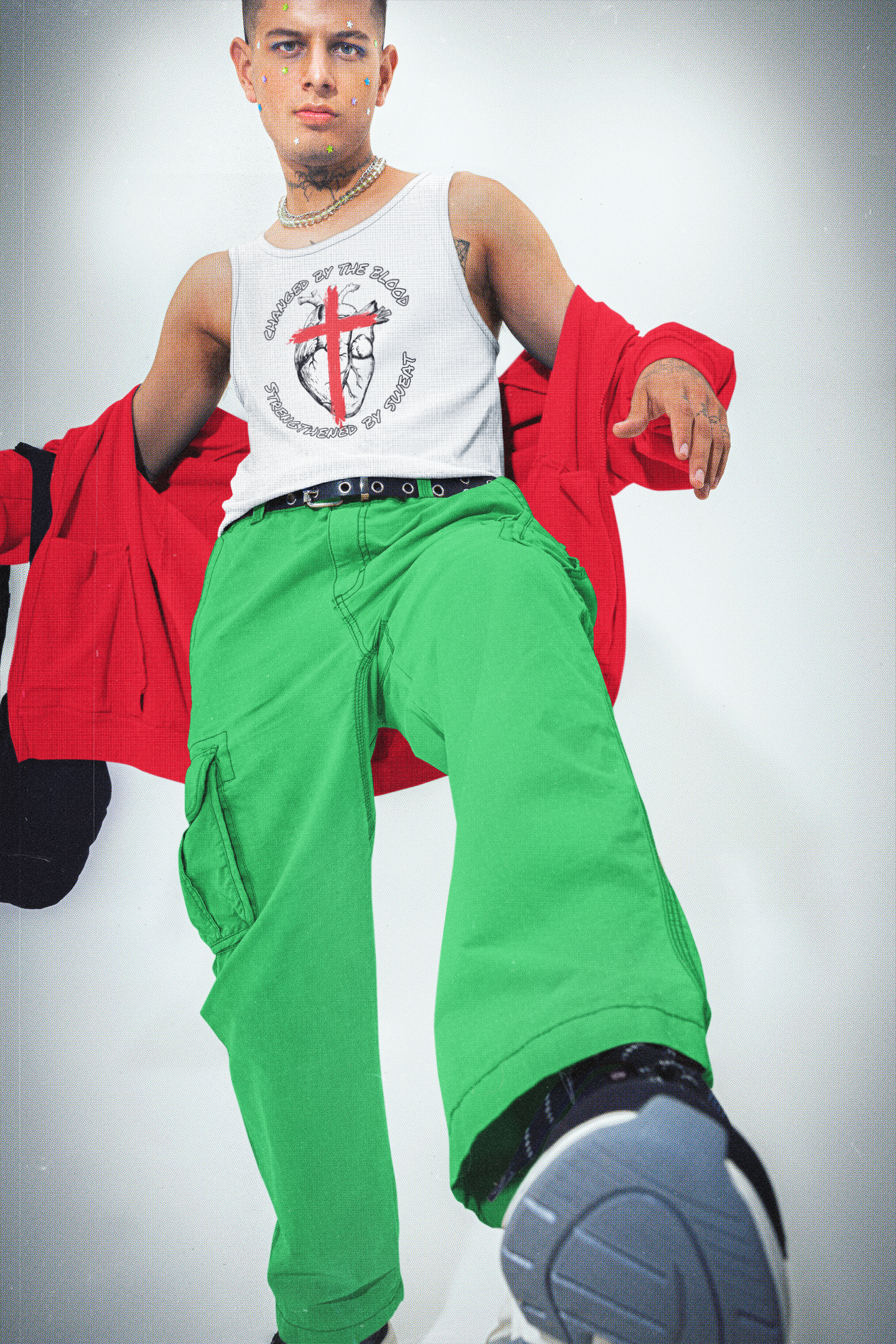 Changed by the Blood Strengthened by Sweat - Tank Top