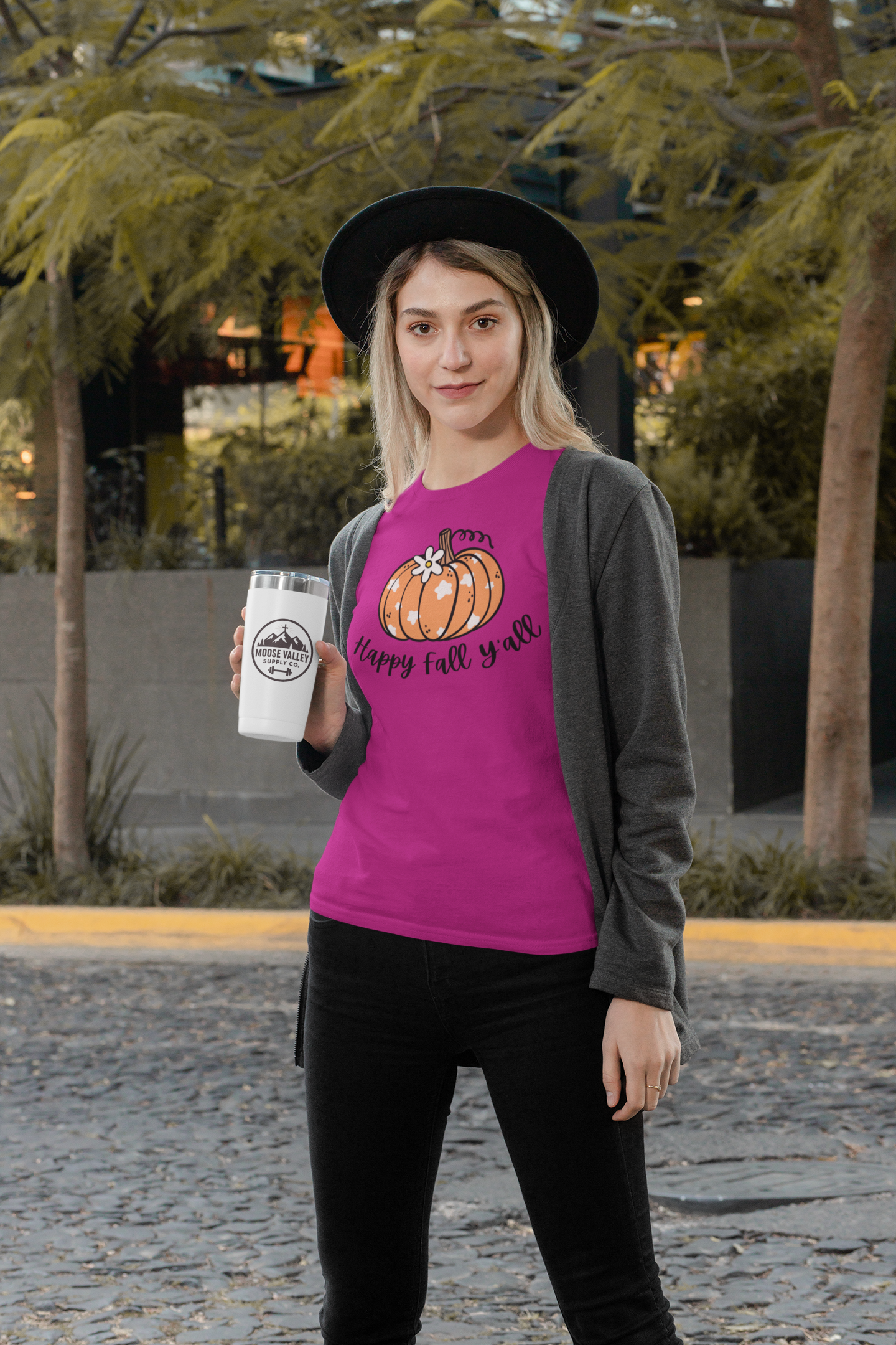 Happy Fall Y'all T-shirt - Unisex Short Sleeve