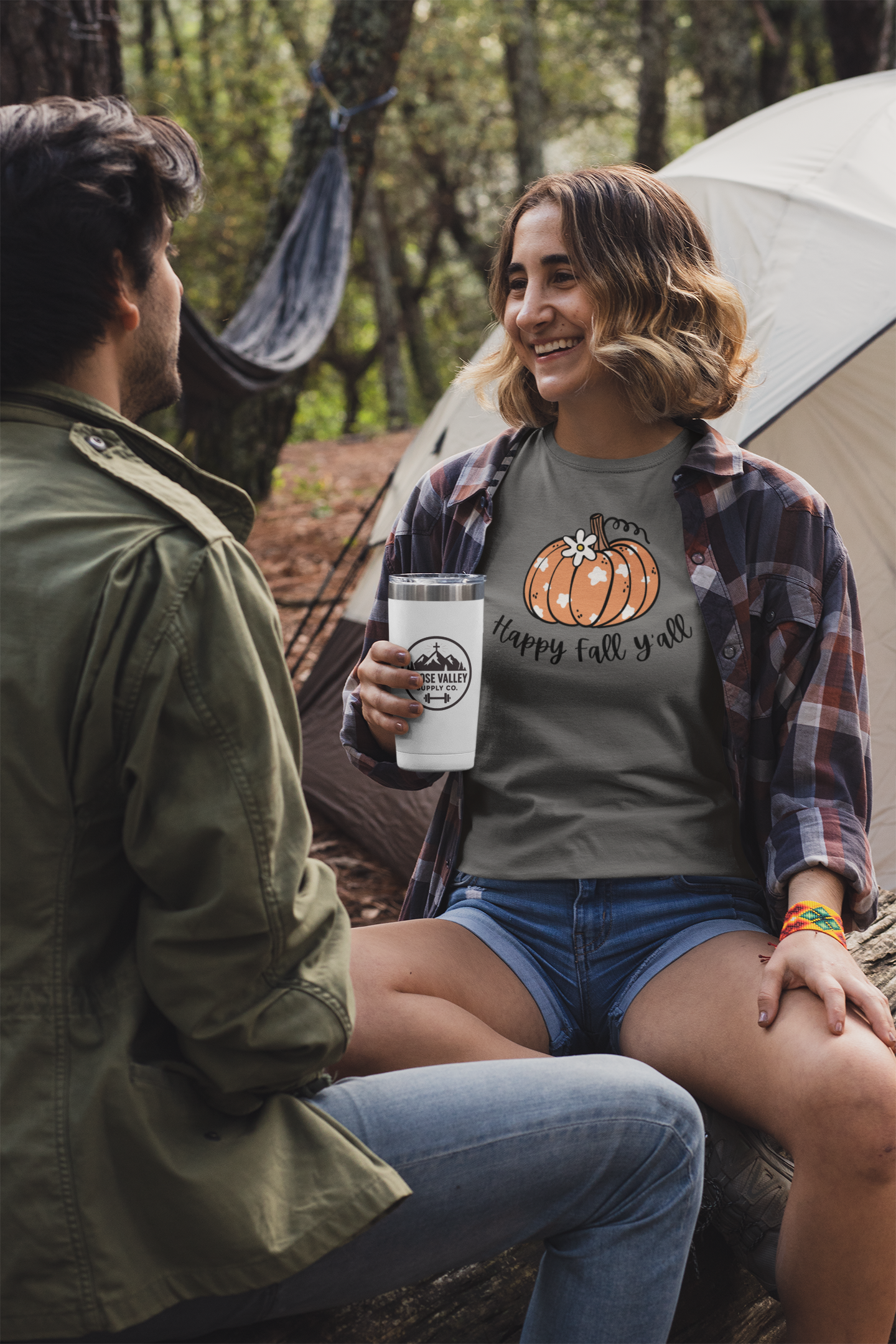 Happy Fall Y'all T-shirt - Unisex Short Sleeve