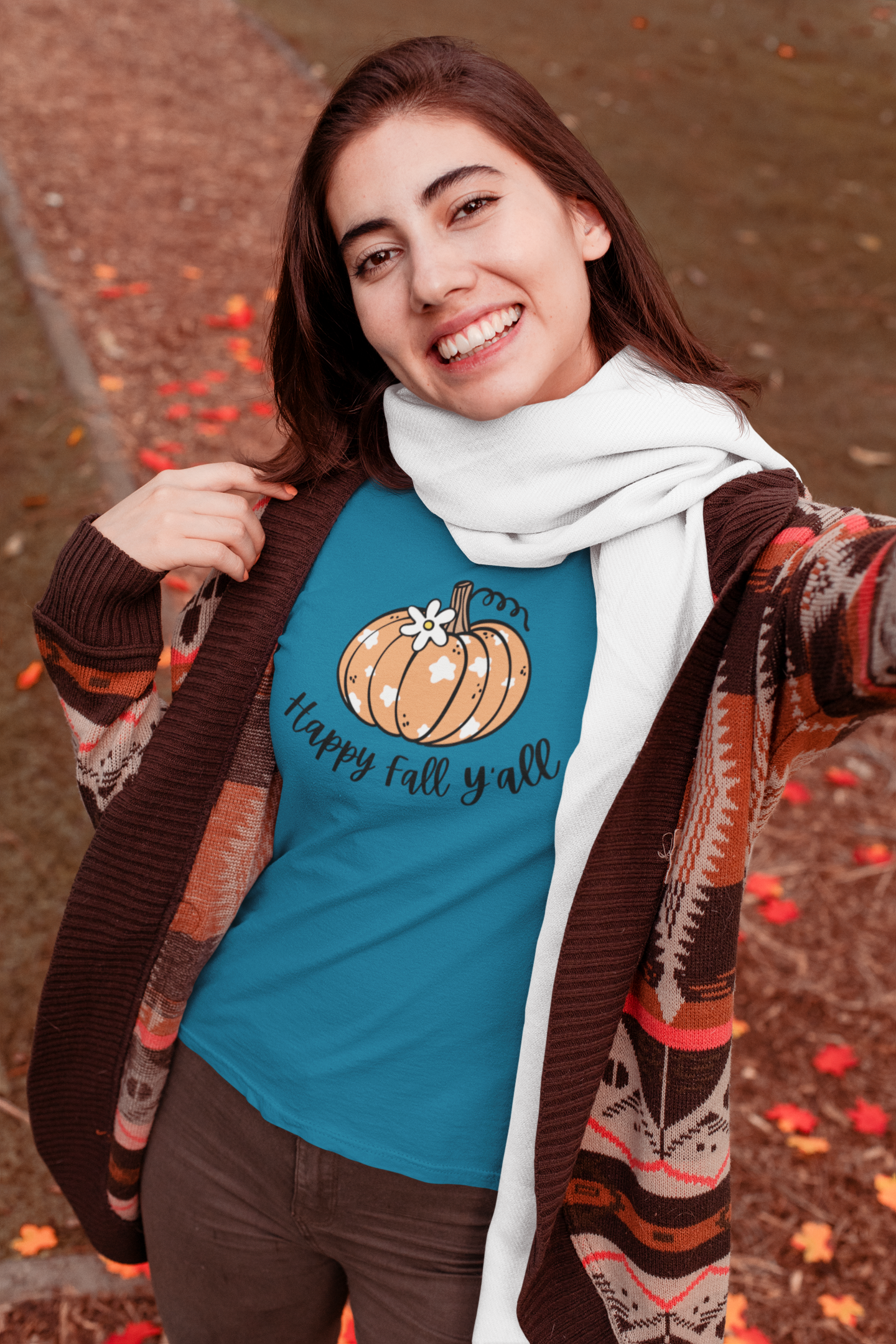 Happy Fall Y'all T-shirt - Unisex Short Sleeve