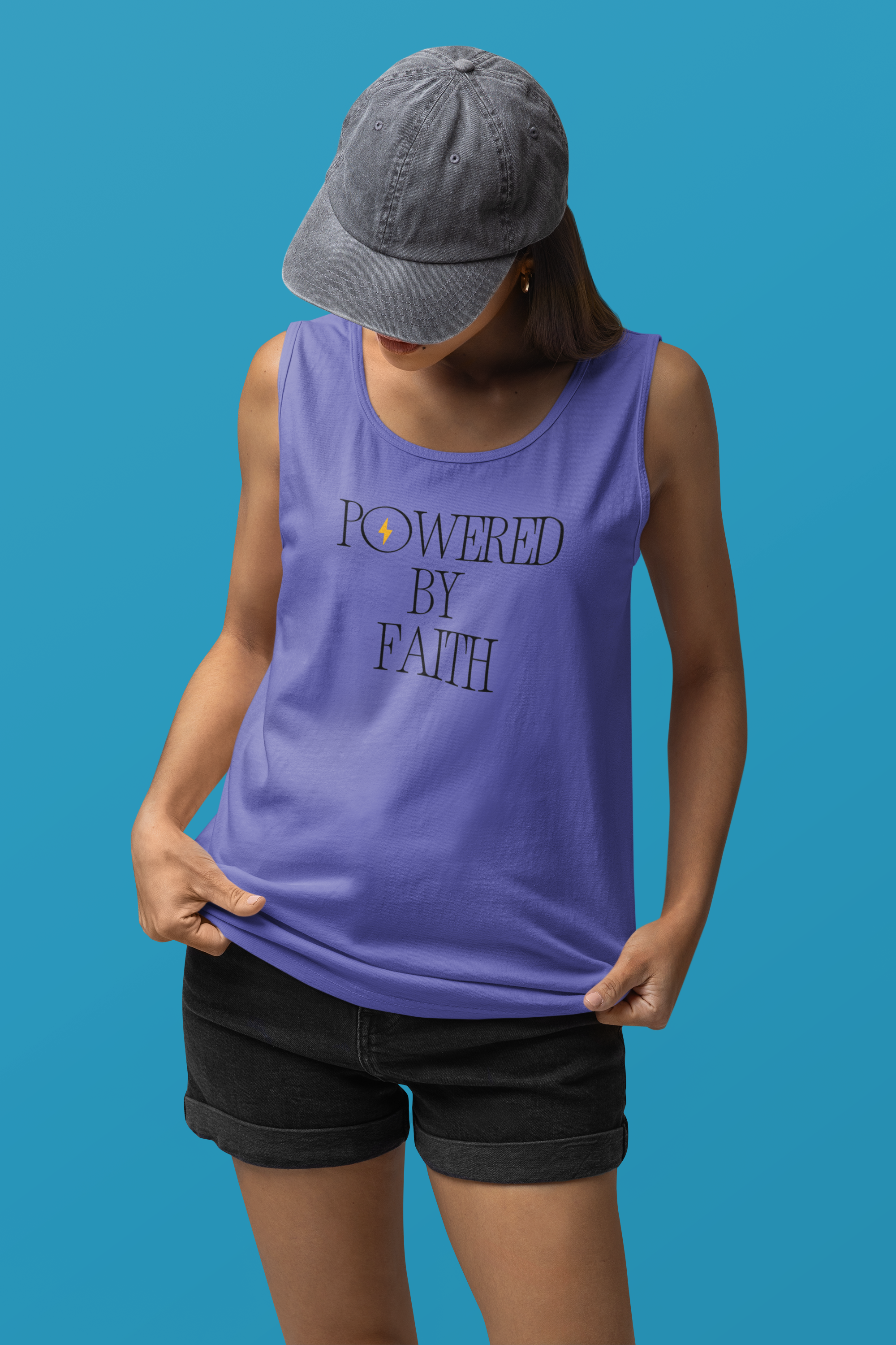 Powered By Faith - Tank Top