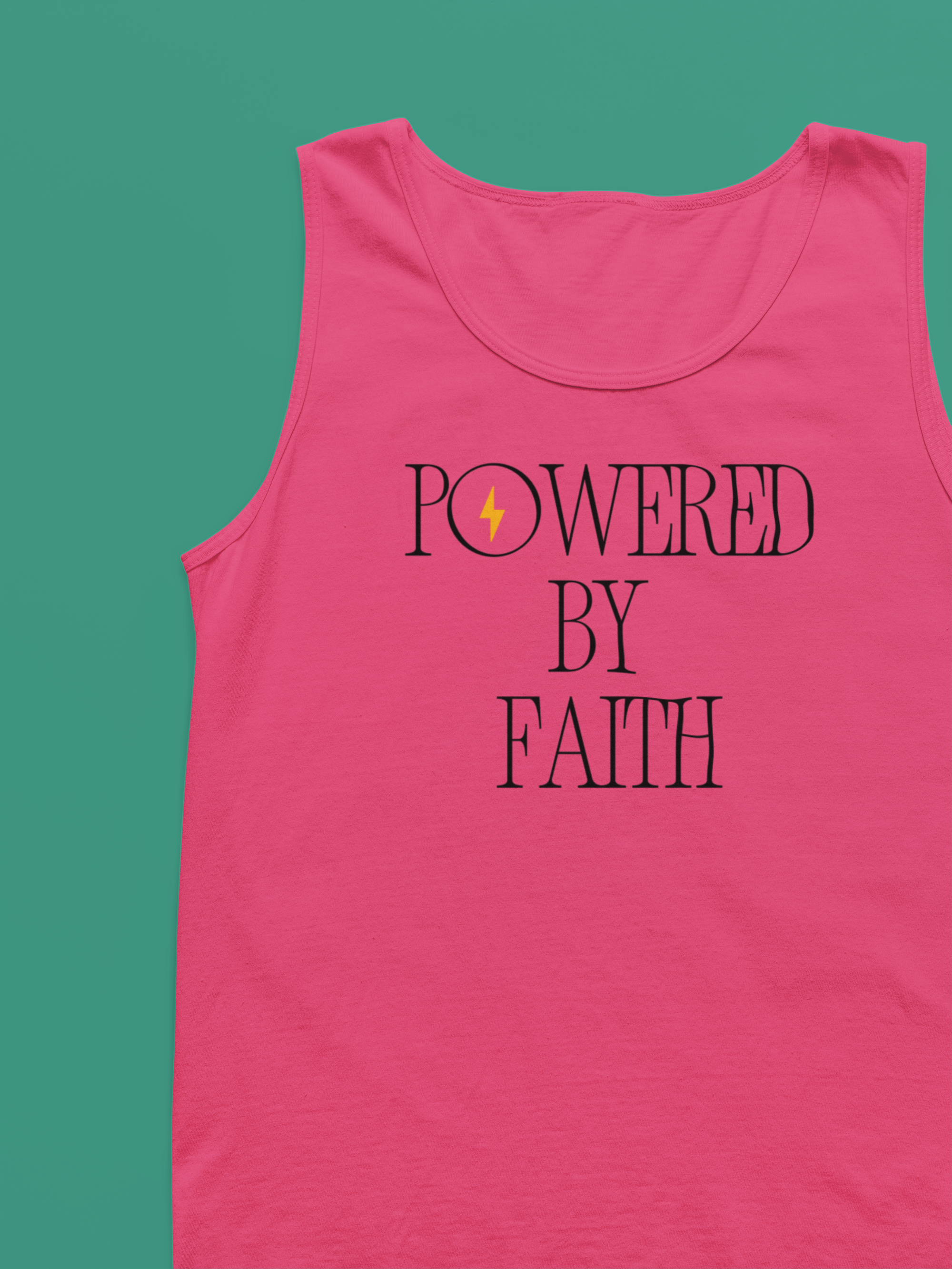 Powered By Faith - Tank Top