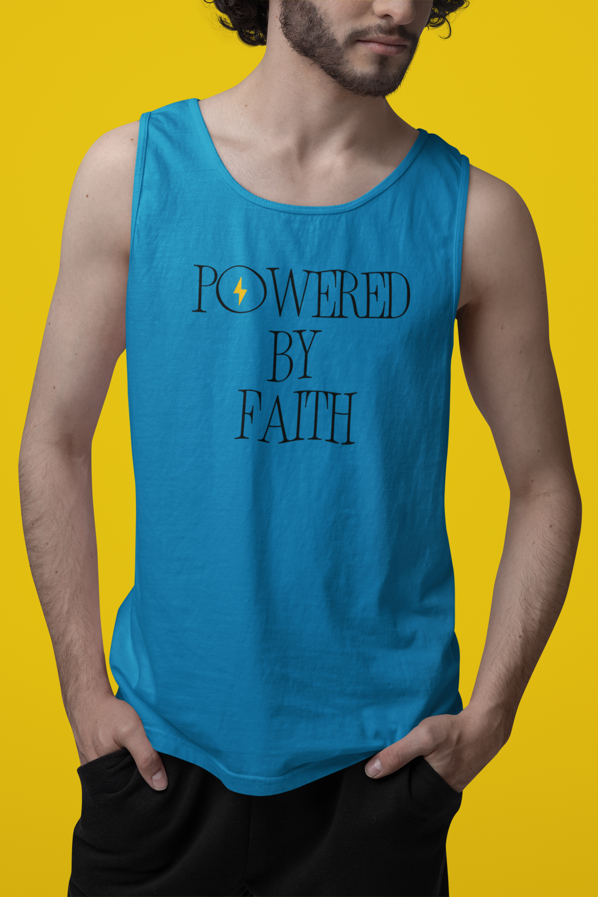 Powered By Faith - Tank Top