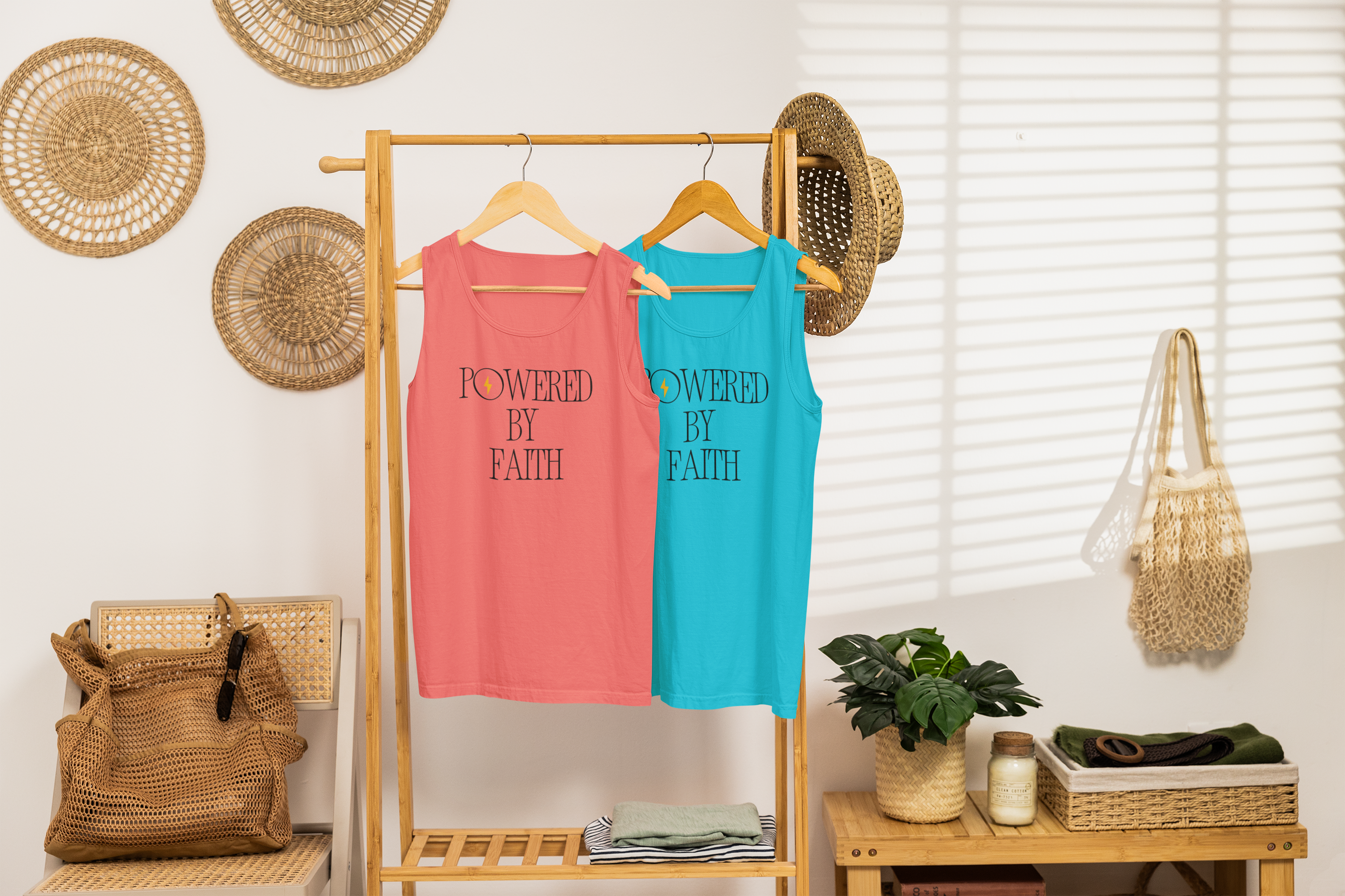 Powered By Faith - Tank Top