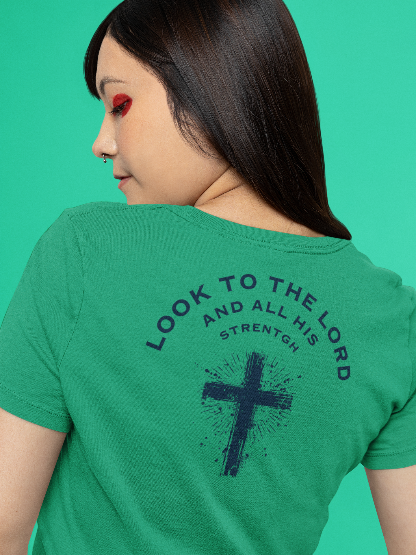 Look to the Lord and His Strength Workout T-Shirt