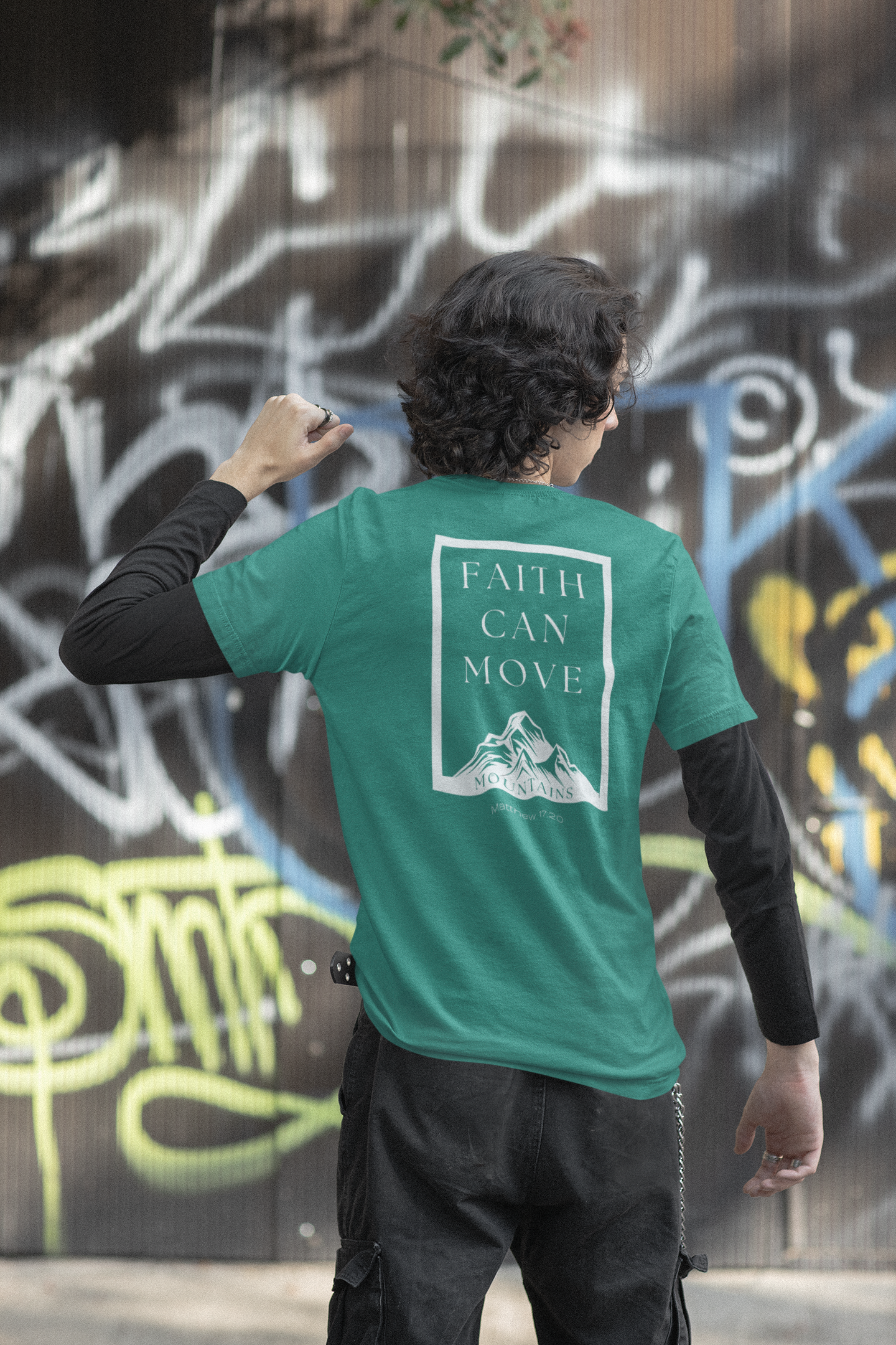 Faith Can Move Mountains- T-Shirt