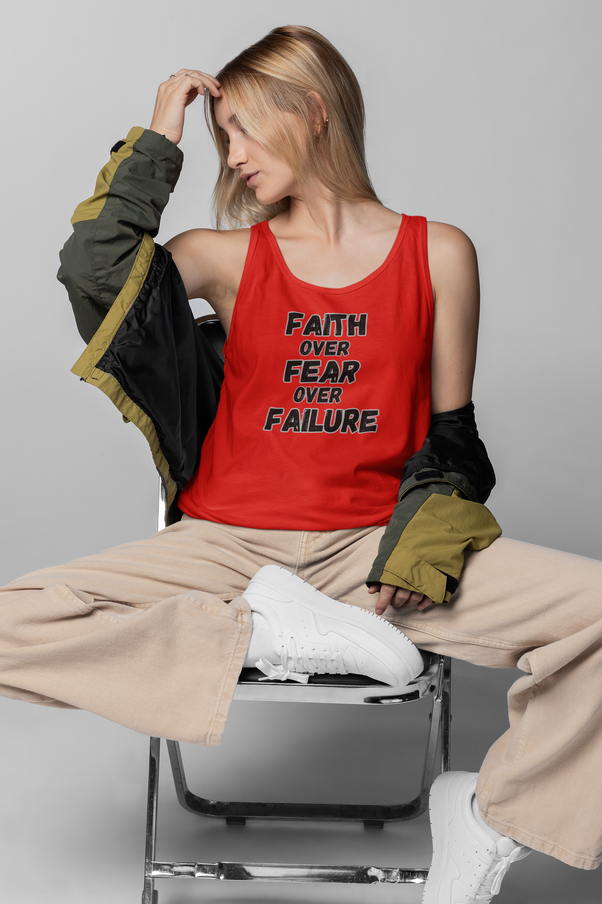 Faith over Fear over Failure tank