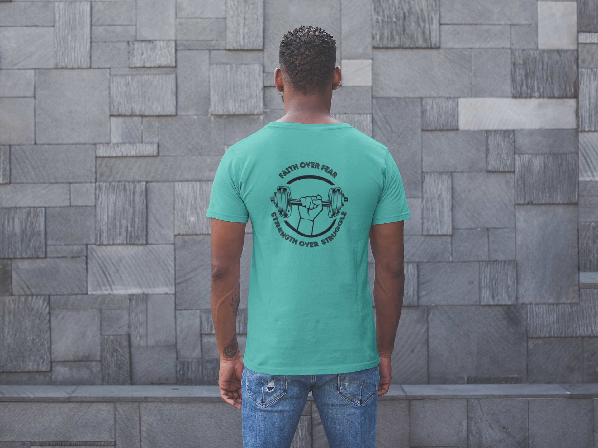 Faith Over Fear, Strength over Struggle - Unisex Tee