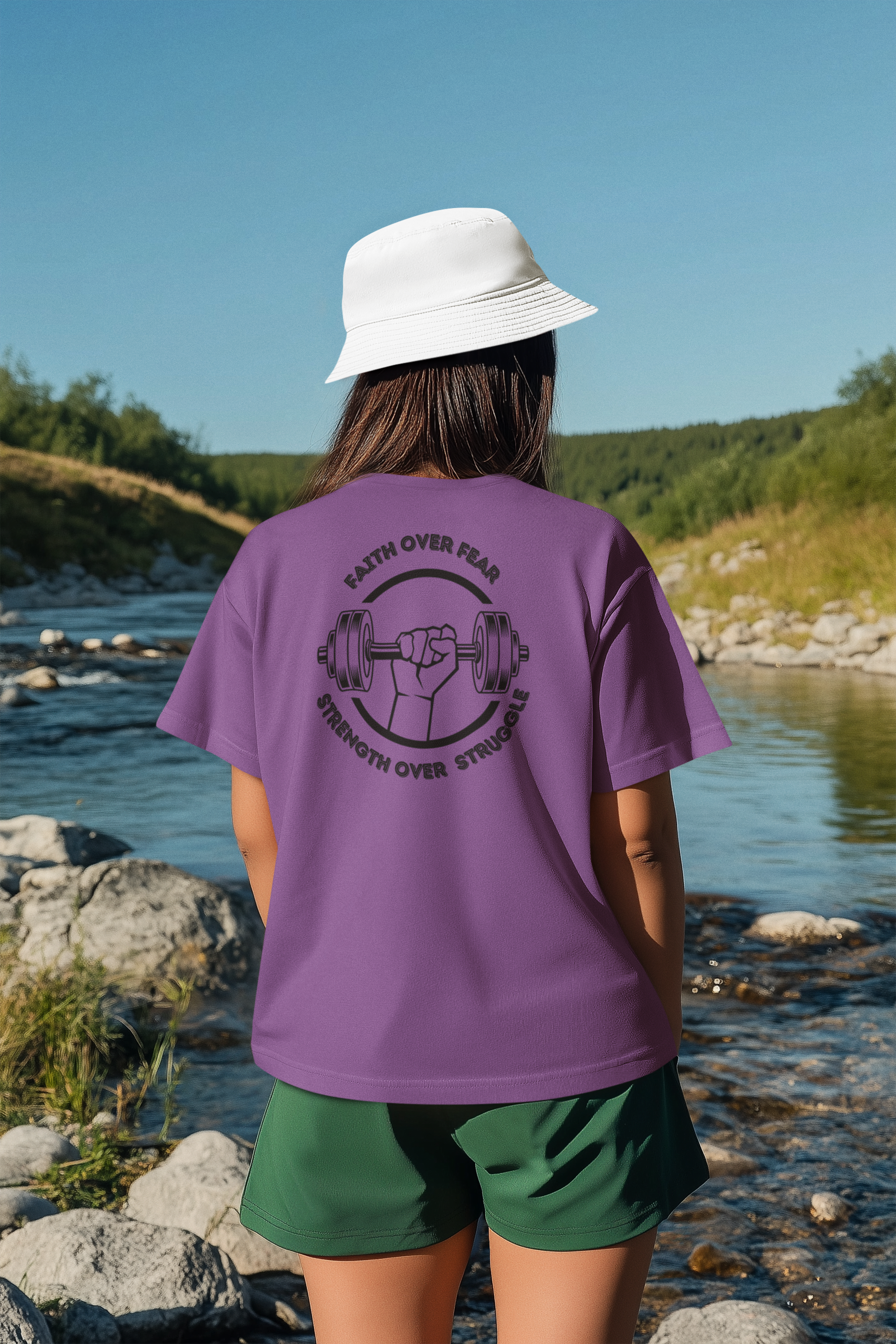 Faith Over Fear, Strength over Struggle - Unisex Tee