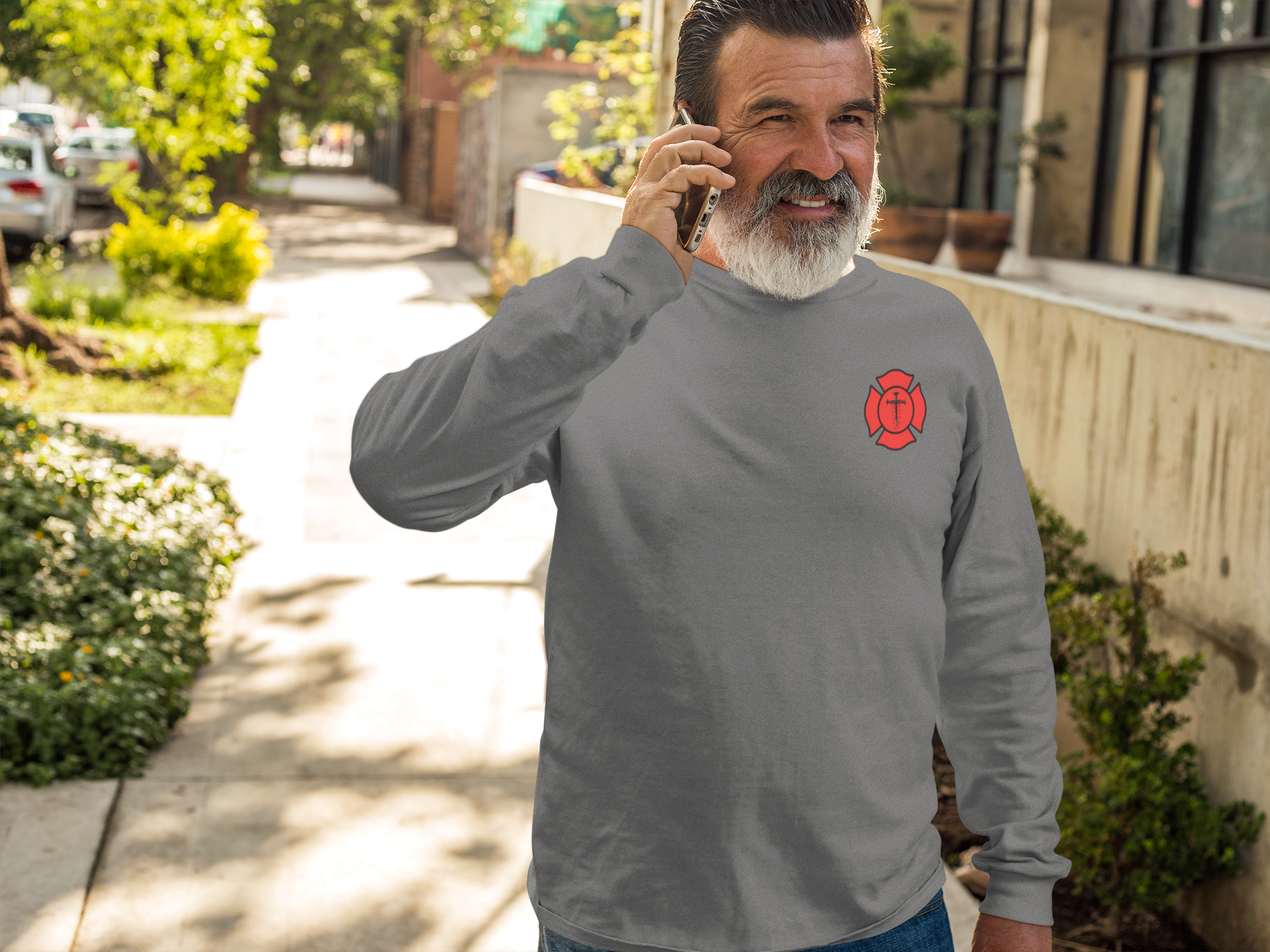 When you walk through the fire, Unisex Crewneck Sweatshirt