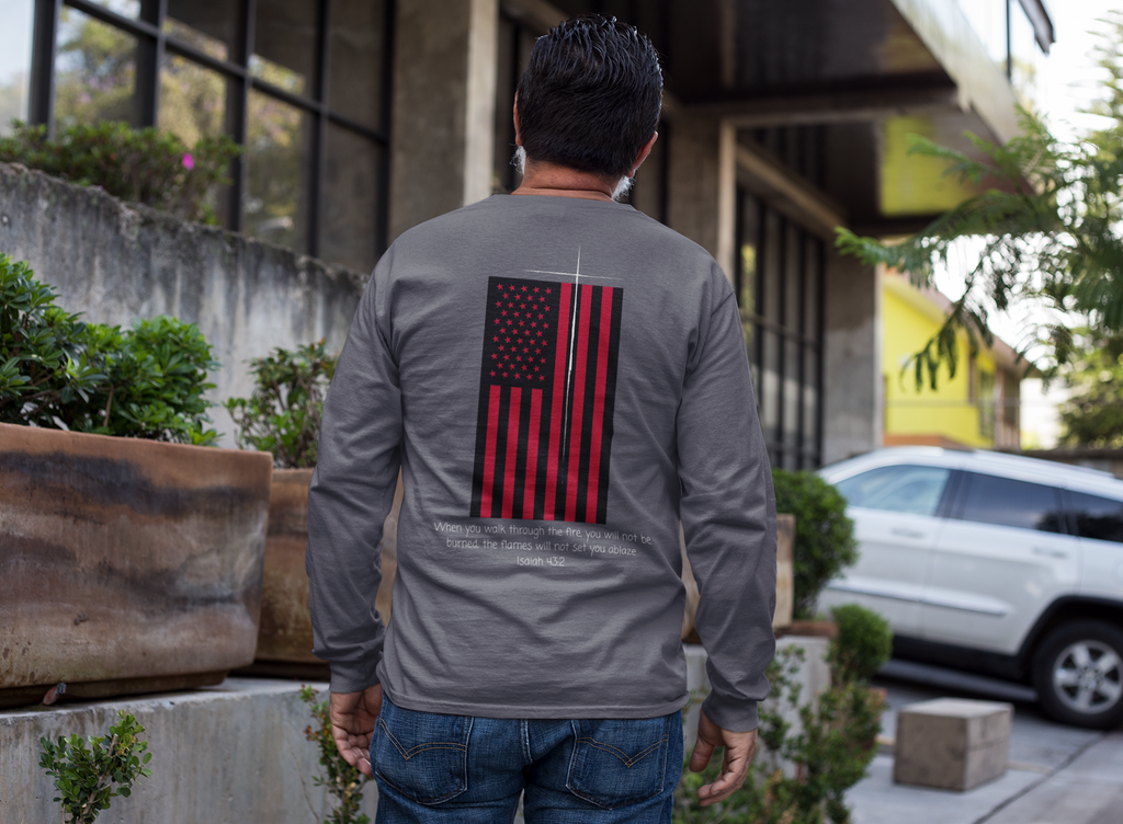 When you walk through the fire, Unisex Crewneck Sweatshirt