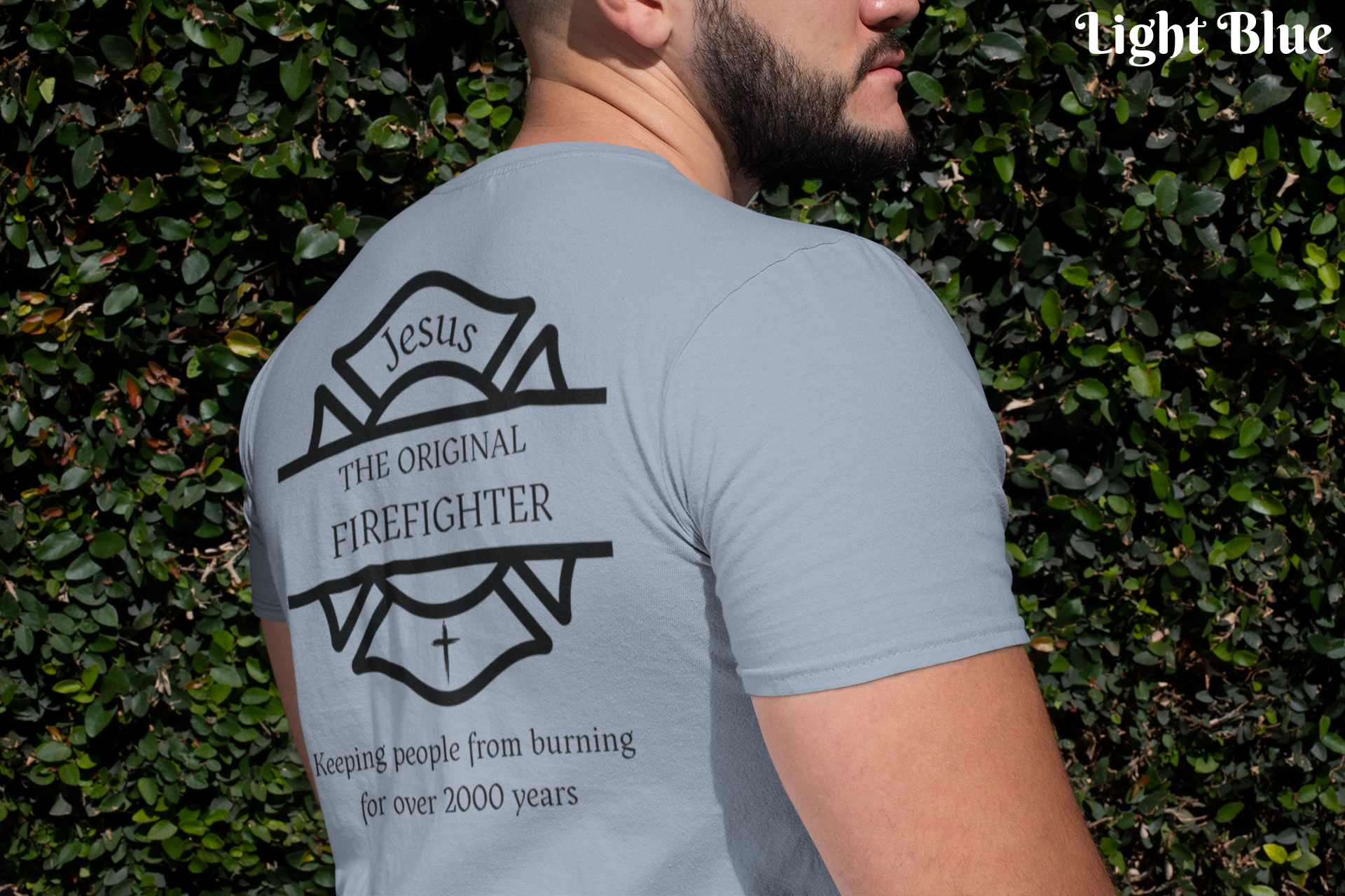 Jesus The Original Firefighter Unisex Cotton Tee