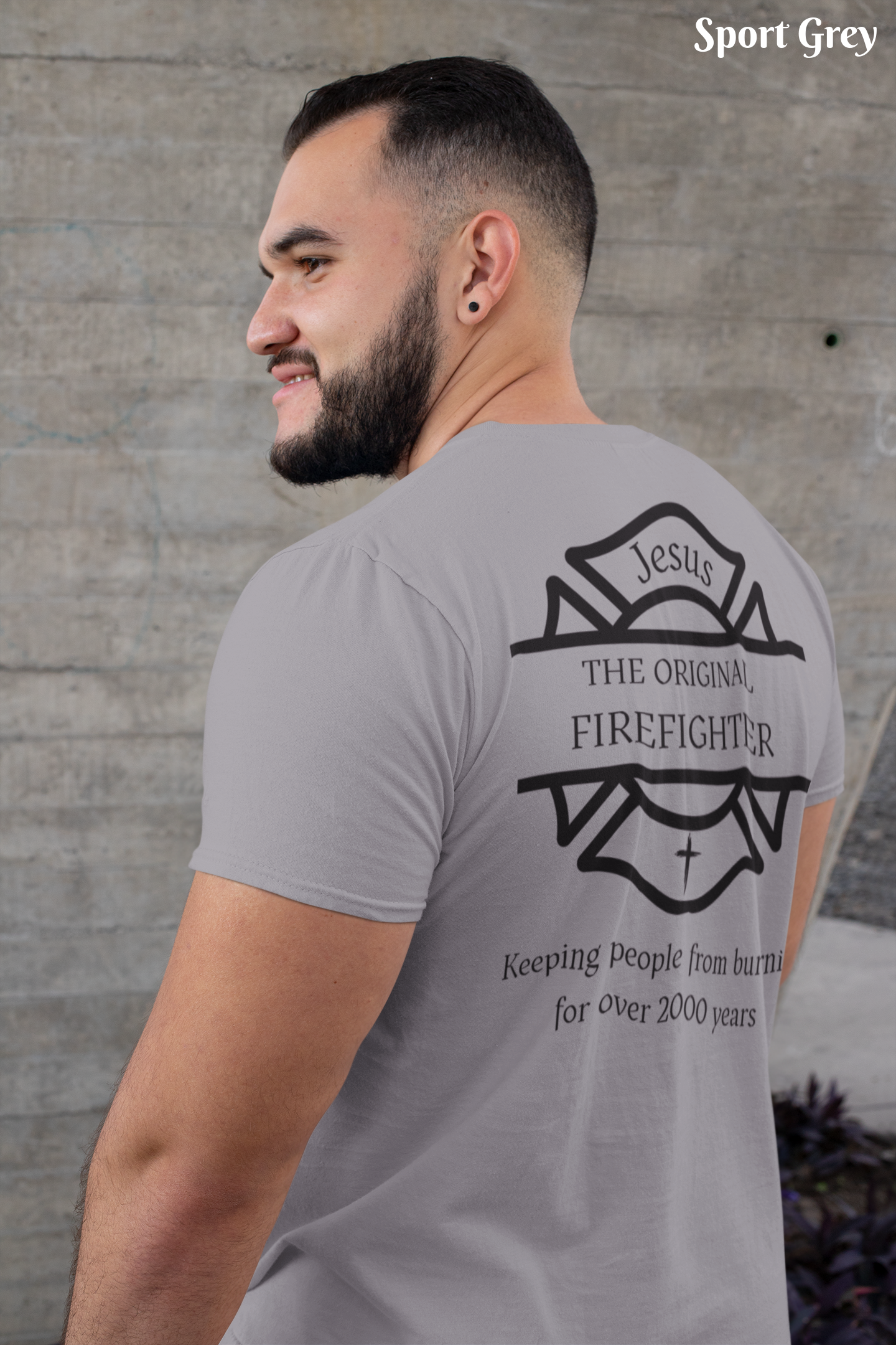 Jesus The Original Firefighter Unisex Cotton Tee