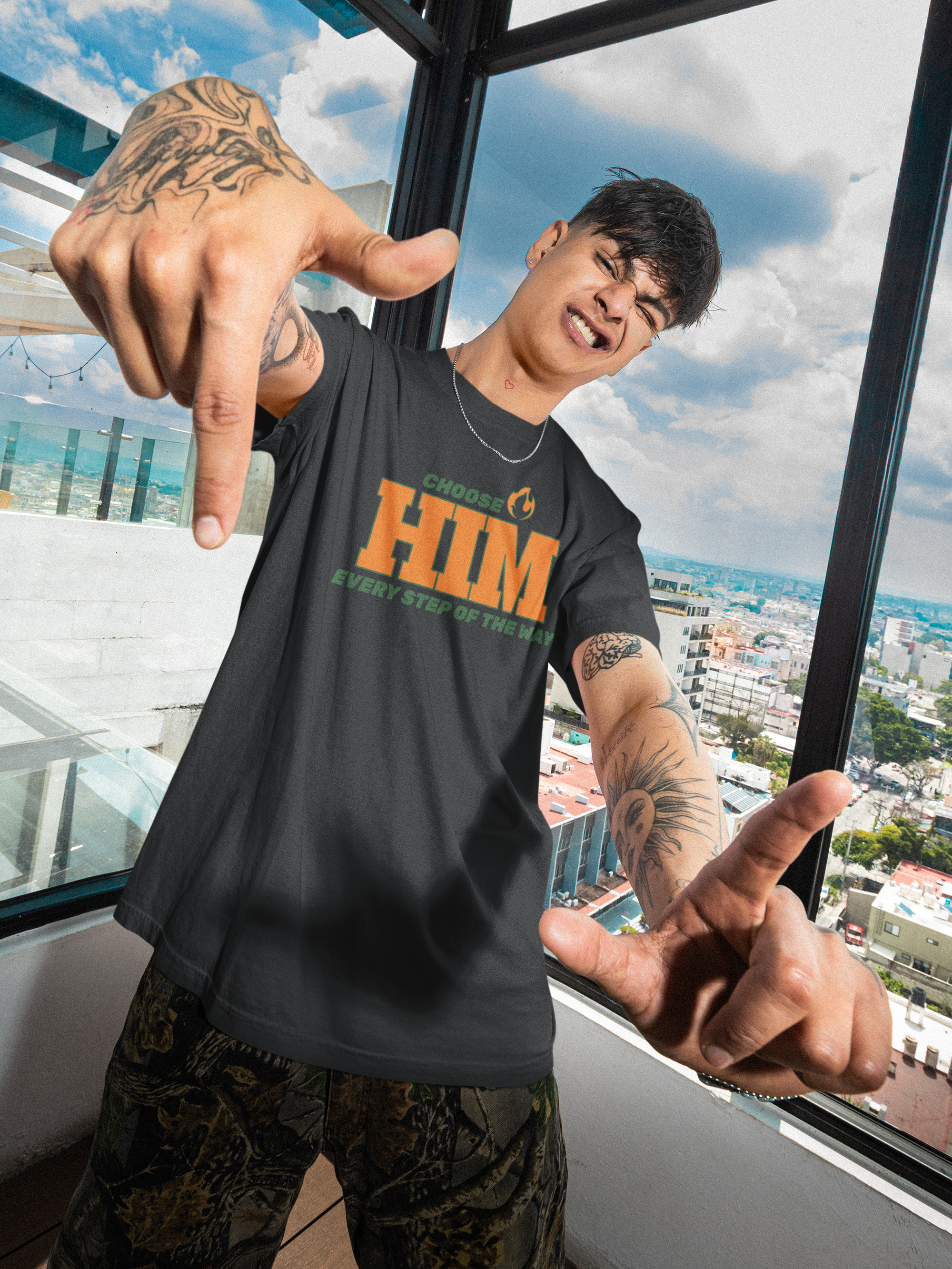 Choose Him Every Step of the Way- T-Shirt