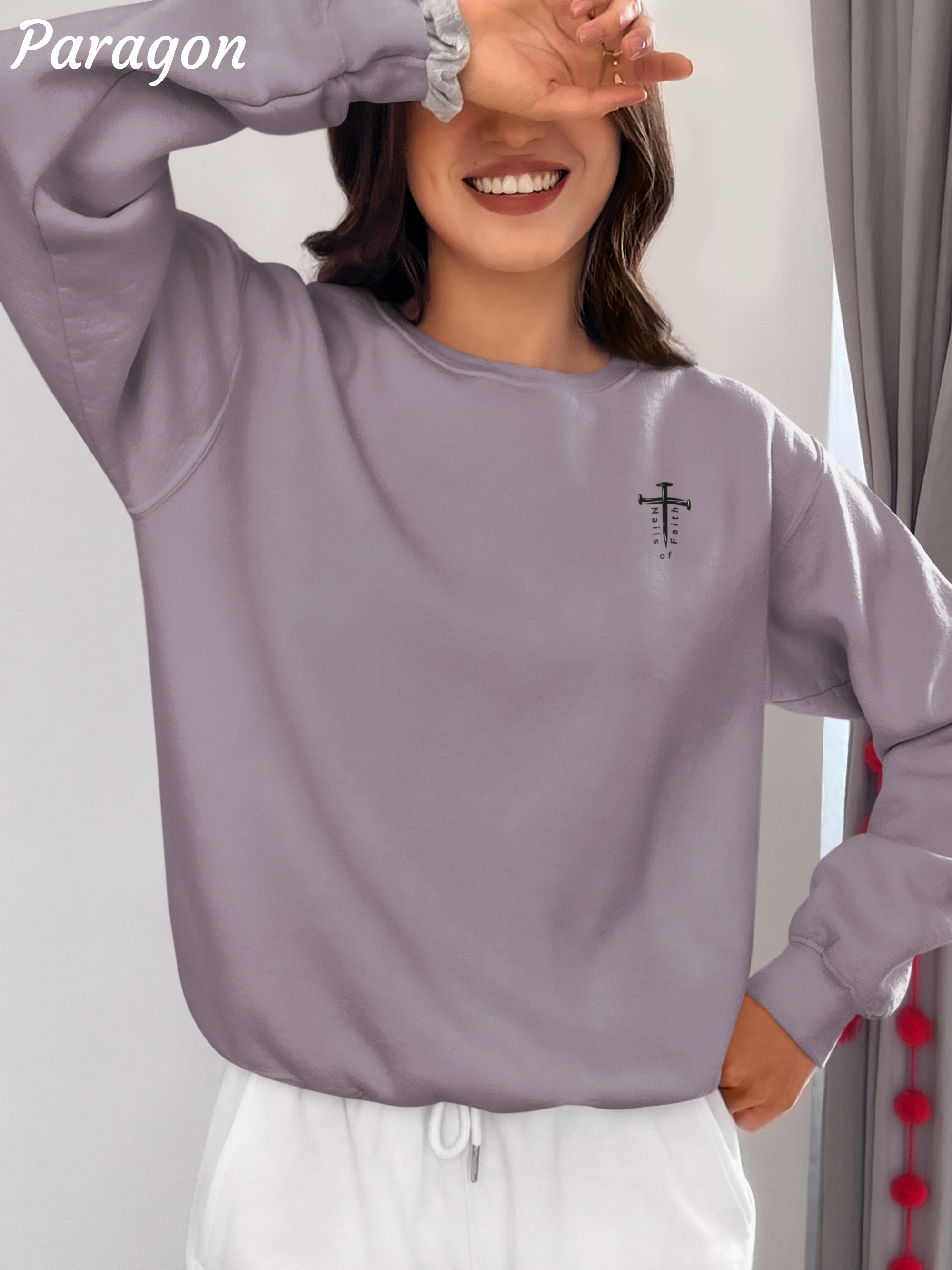 Merry Fitmas Cozy Sweatshirt
