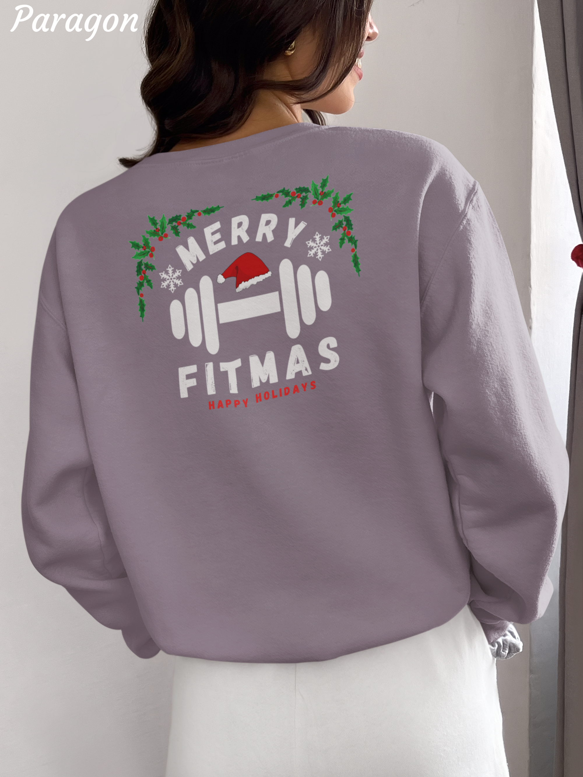 Merry Fitmas Cozy Sweatshirt