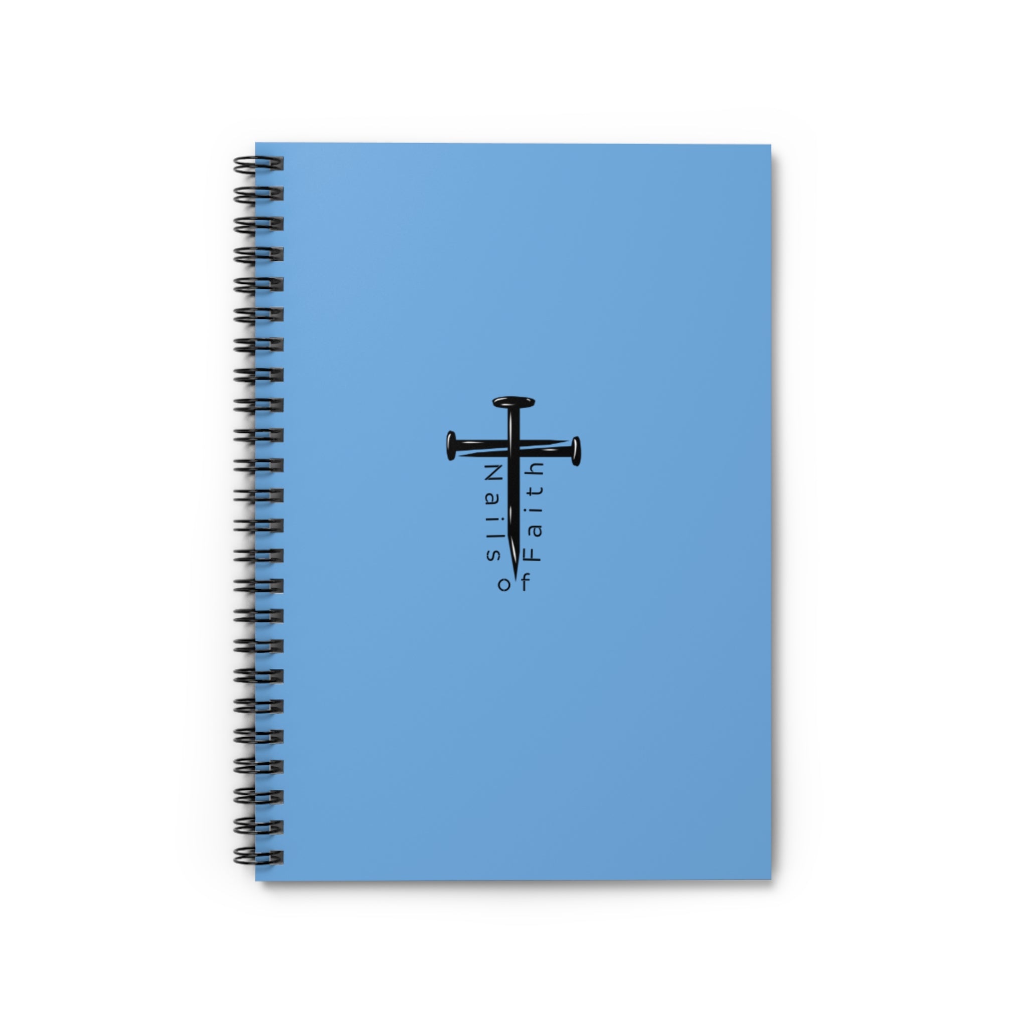 Nails of Faith Spiral Notebook - Ruled Line