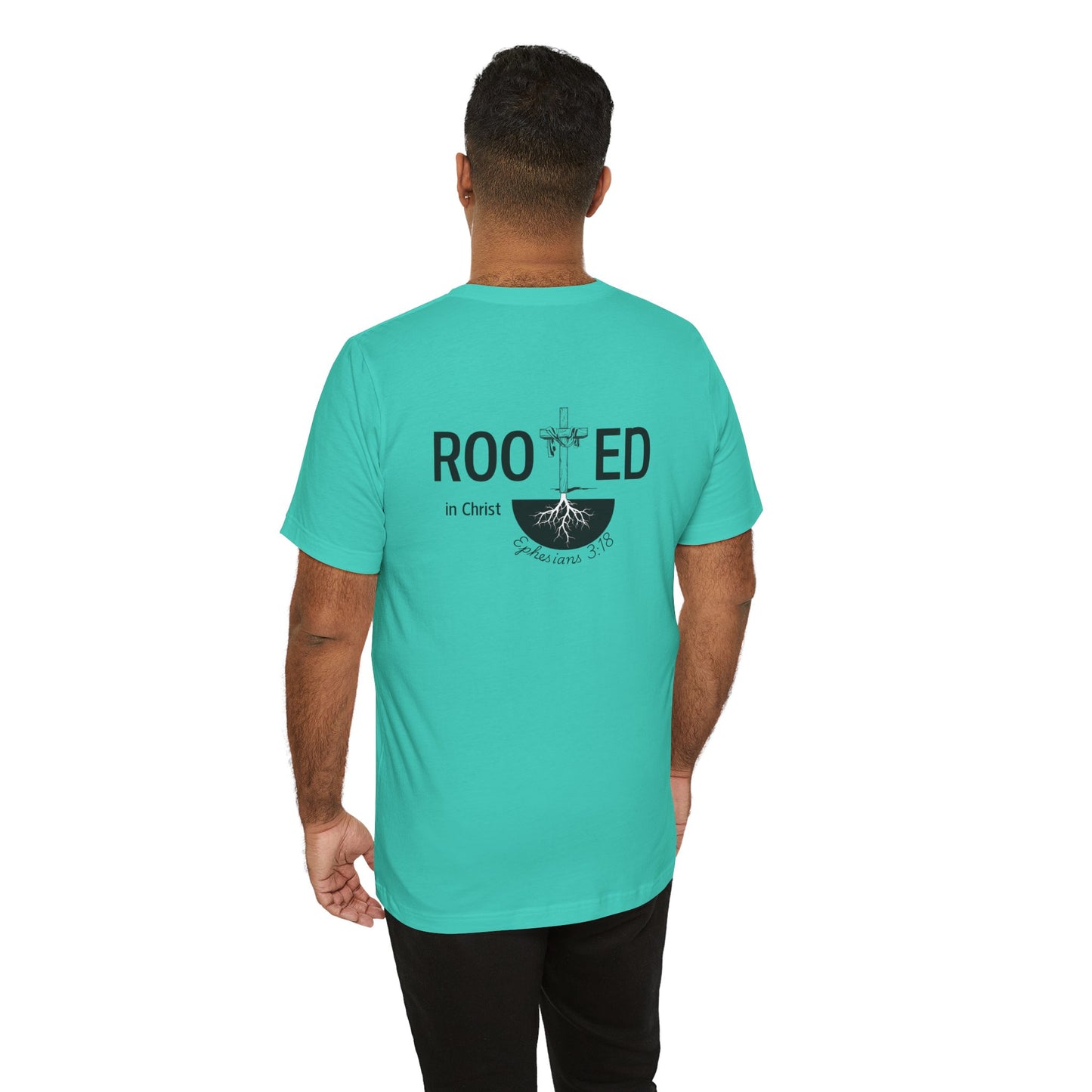 Rooted in Christ Christian - Unisex Jersey Shirt