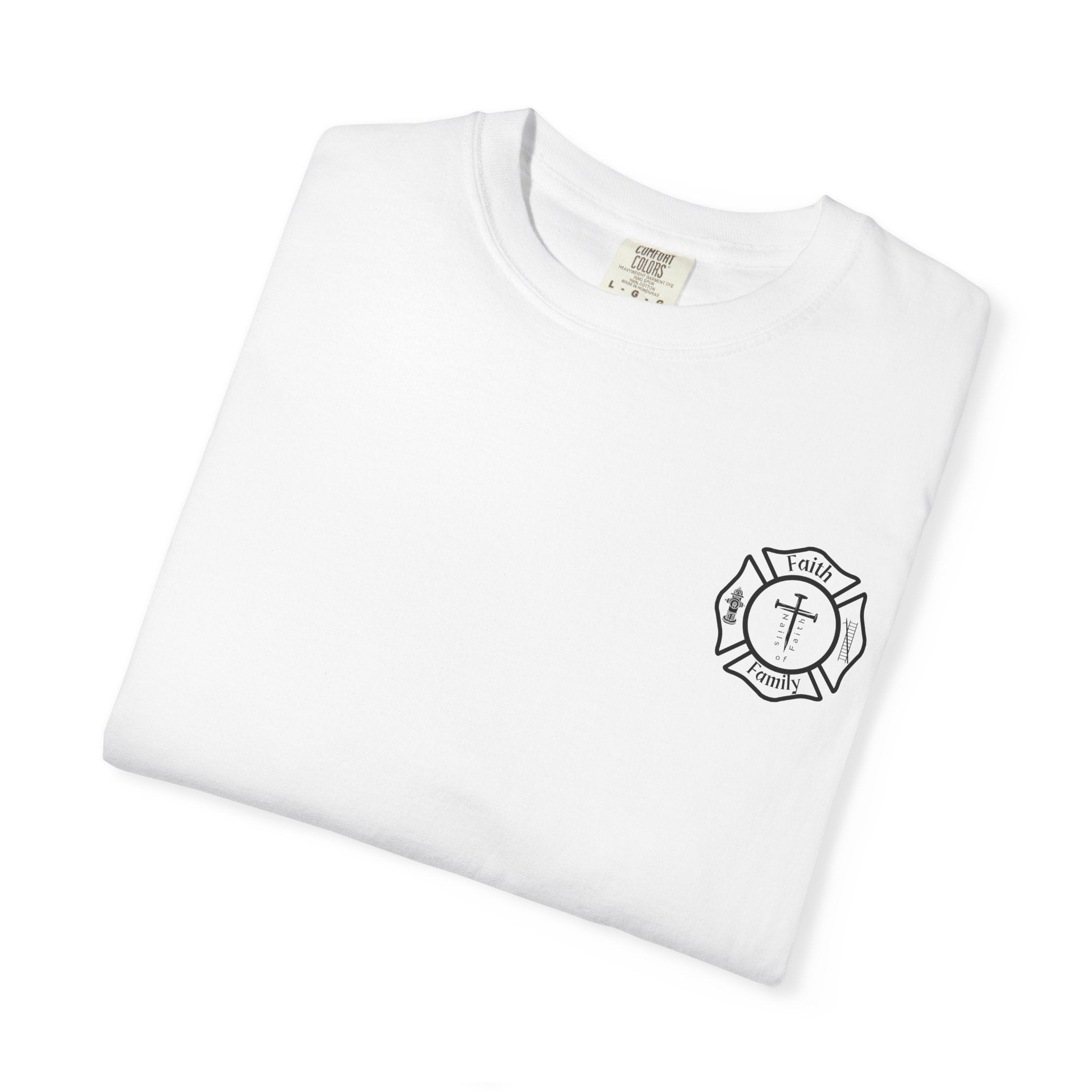 Greater Love Has No One Than This | John 15:13 Christian Firefighter Comfort Colors T-Shirt